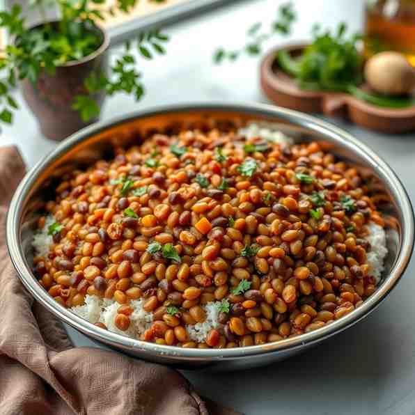 Botswana Letlhodi Lentil Main Dish Recipe | Easy & Savory